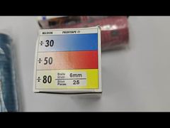 Ruban de masquage en papier pour la découpe de plaques d'acier afin de compenser la pression